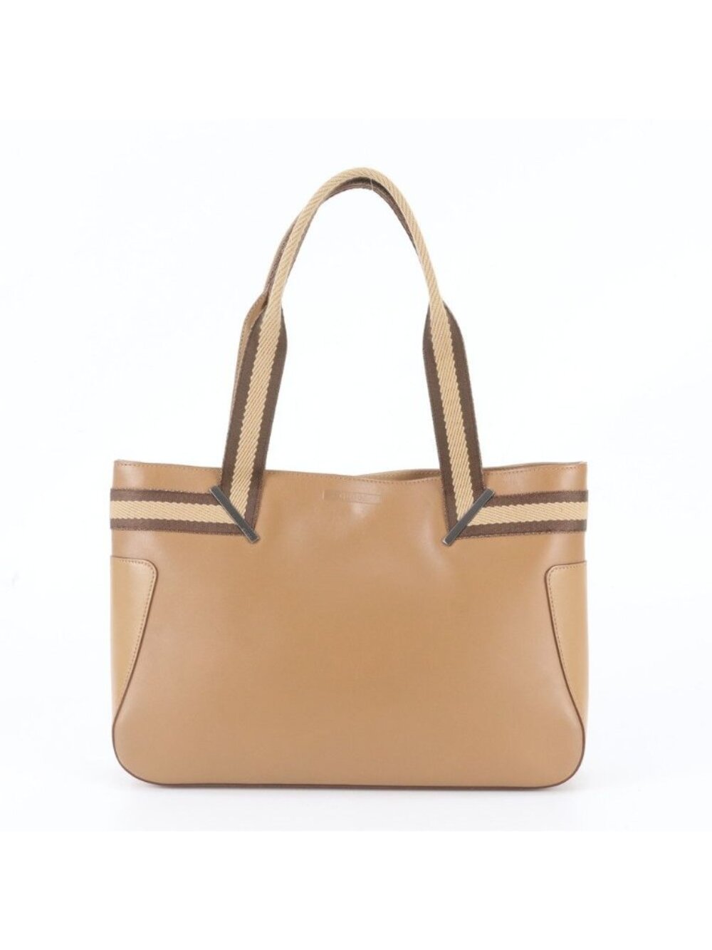 Gucci Leather Tote Bag Shoulder Hand Brown